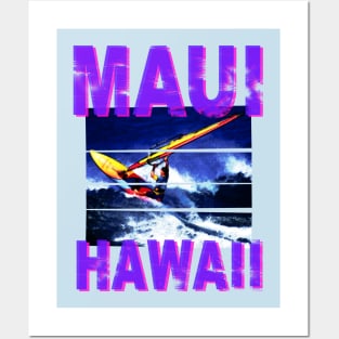 Surf Maui (Light Shirt) Posters and Art